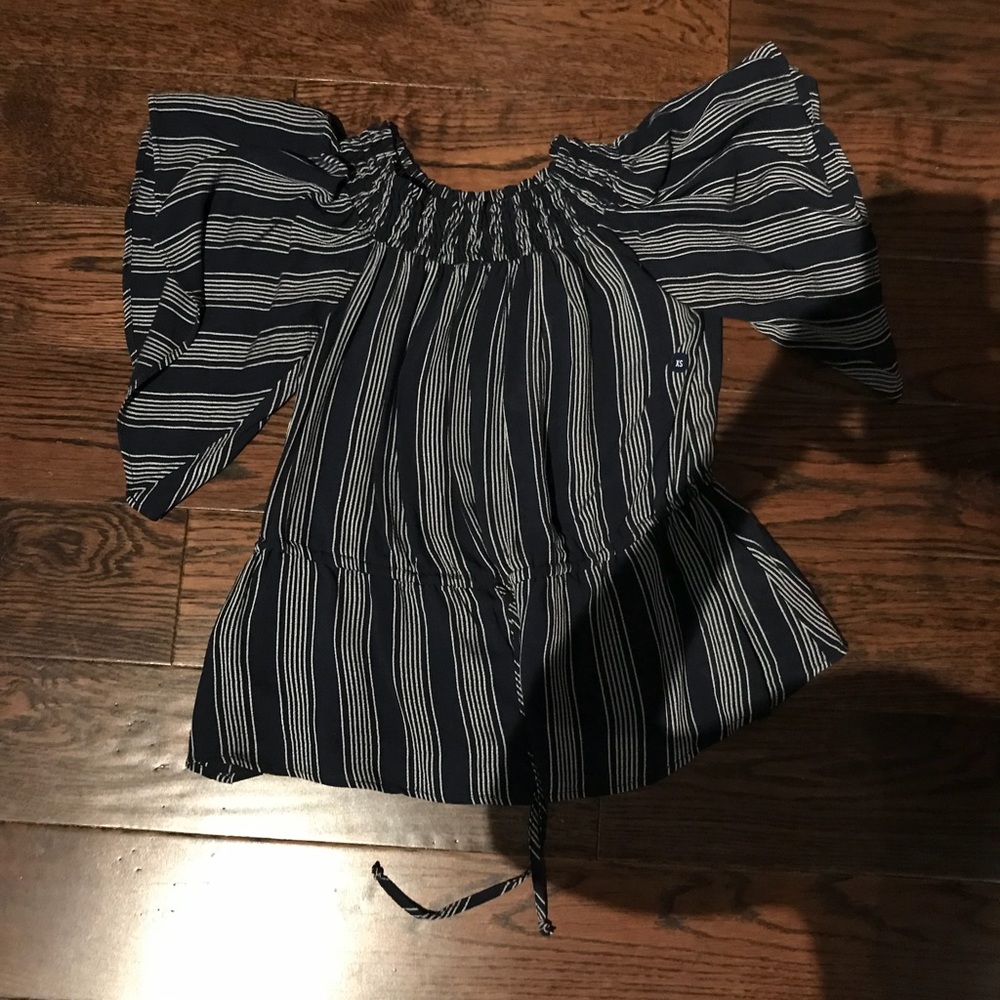 Off-The-Shoulder Peasant Top